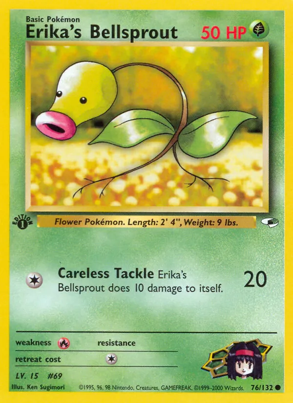Erika's Bellsprout (76) — Gym Heroes #076/132