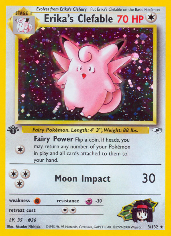 Erika's Clefable — Gym Heroes #003/132