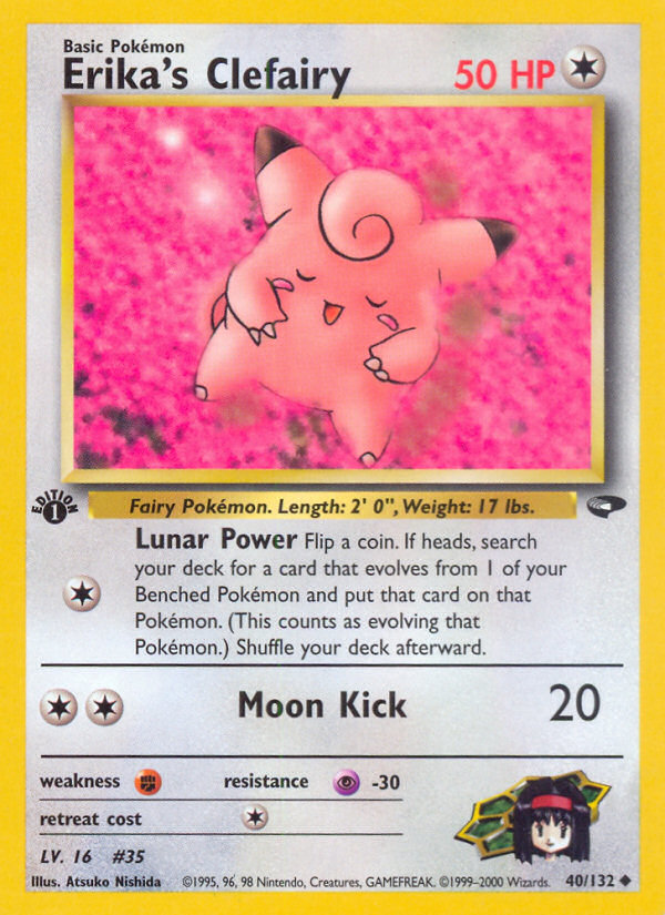 Erika's Clefairy — Gym Challenge #040/132