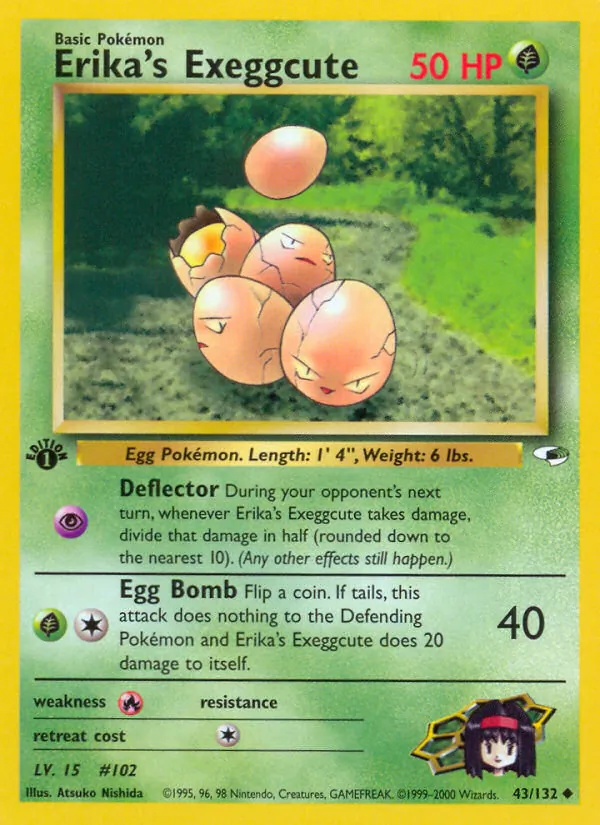 Erika's Exeggcute (43) — Gym Heroes #043/132