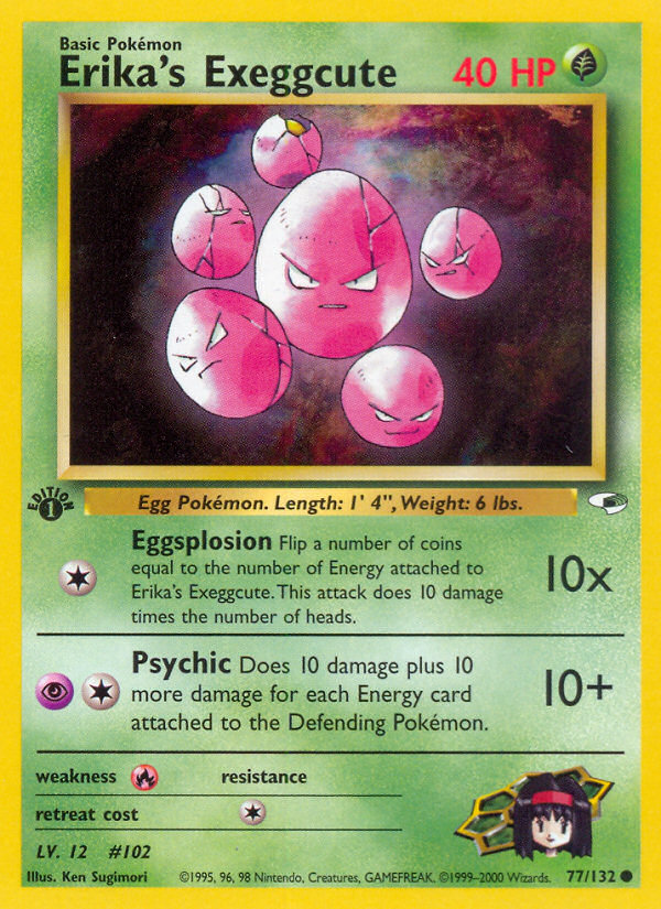 Erika's Exeggcute (77) — Gym Heroes #077/132