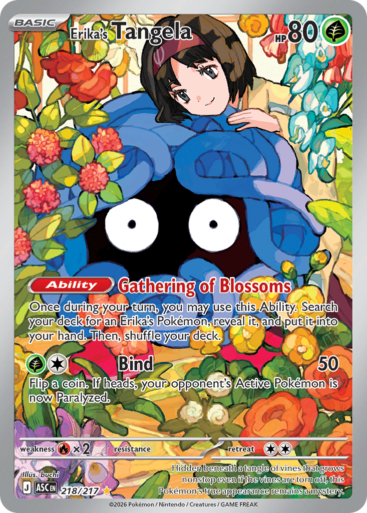 Erika's Tangela — ME: Ascended Heroes #218/217