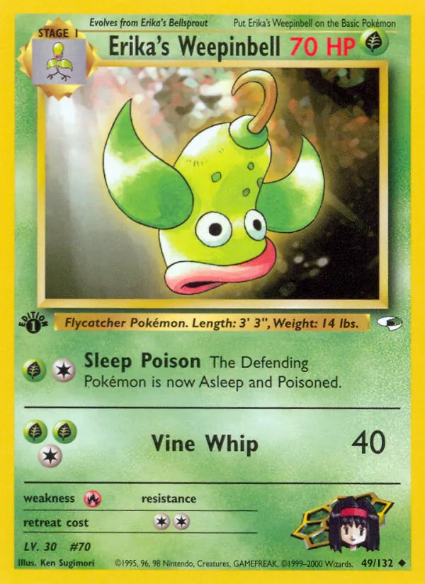 Erika's Weepinbell (49) — Gym Heroes #049/132