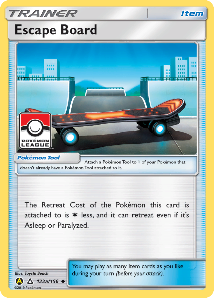 Escape Board — League & Championship Cards #122a/156