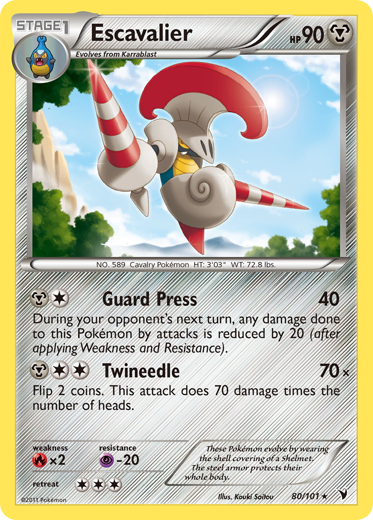 Escavalier — League & Championship Cards #080/101