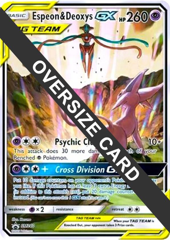 Espeon & Deoxys GX Oversized — Jumbo Cards #SM240