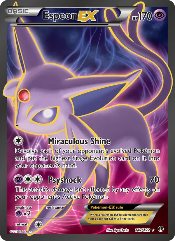 Espeon EX (Full Art) — XY - BREAKpoint #117/122