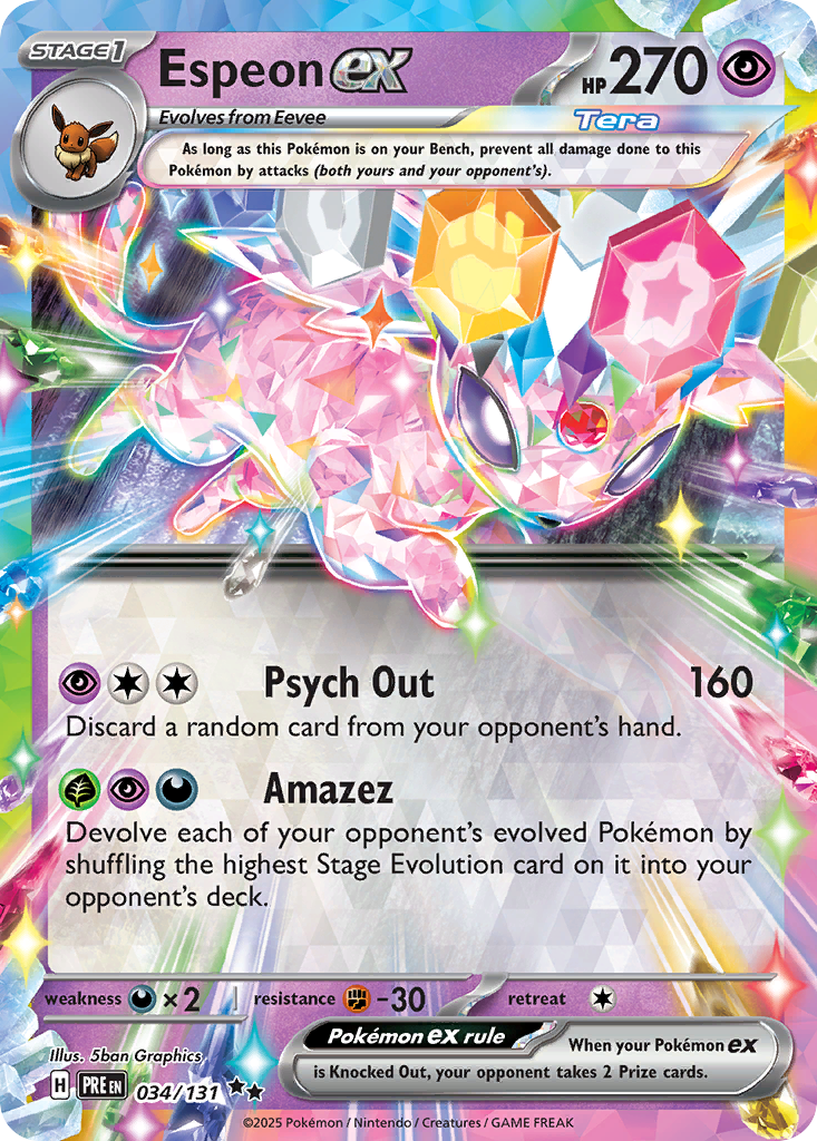 Espeon ex — SV: Prismatic Evolutions #034/131
