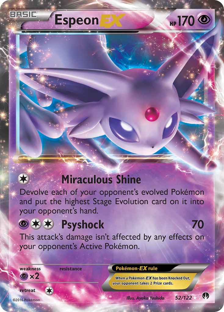 Espeon EX — XY - BREAKpoint #52/122