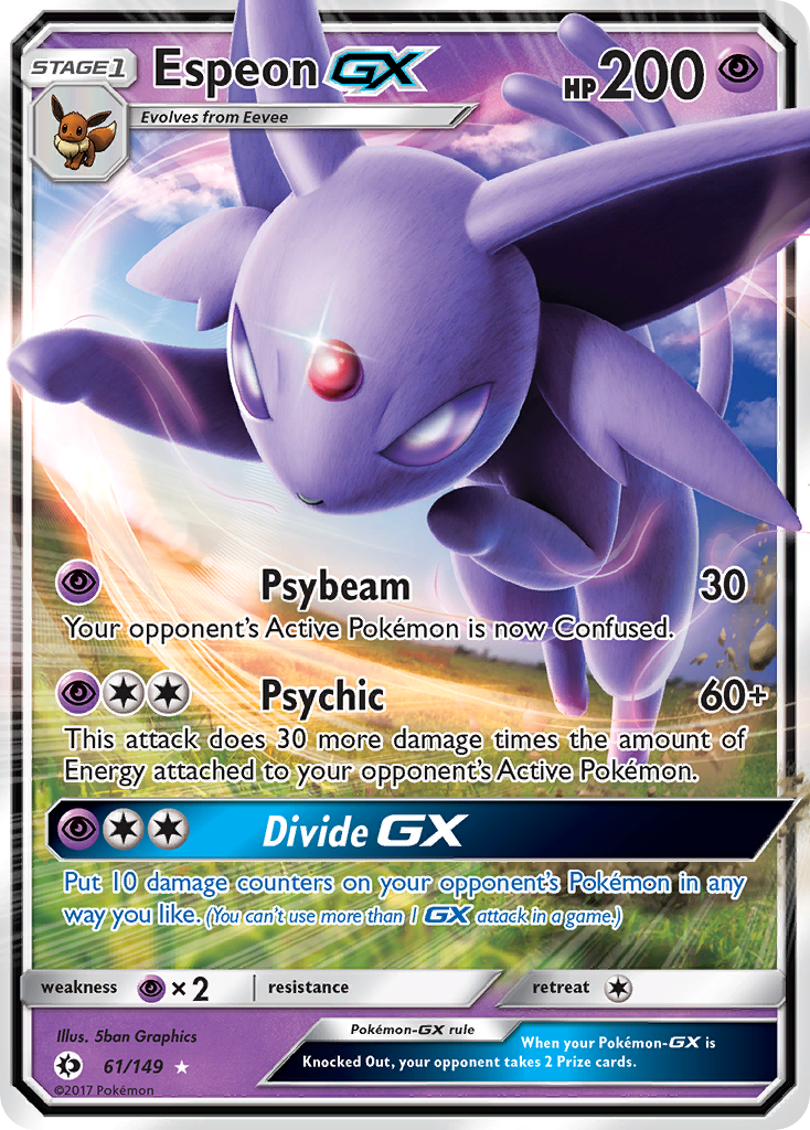 Espeon GX — SM Base Set #61/149