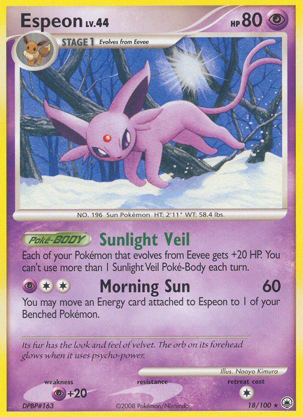 Espeon — Majestic Dawn #18/100