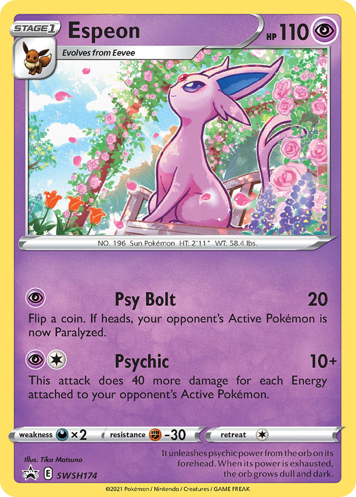 Espeon — SWSH: Sword & Shield Promo Cards #SWSH174