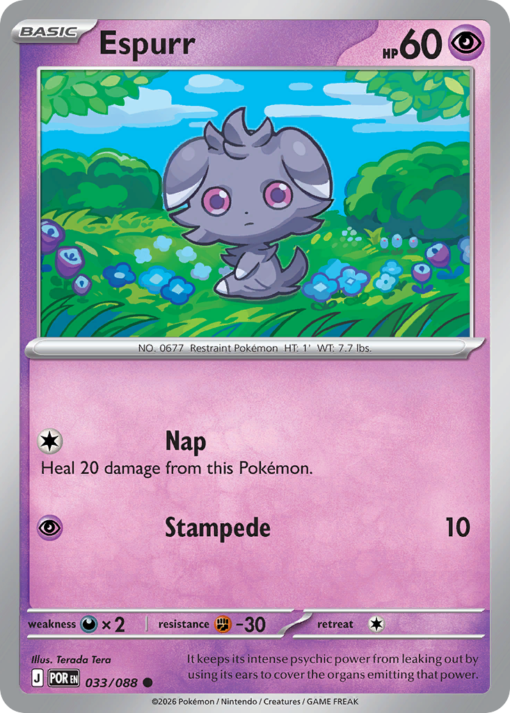 Espurr — ME03: Perfect Order #033/088