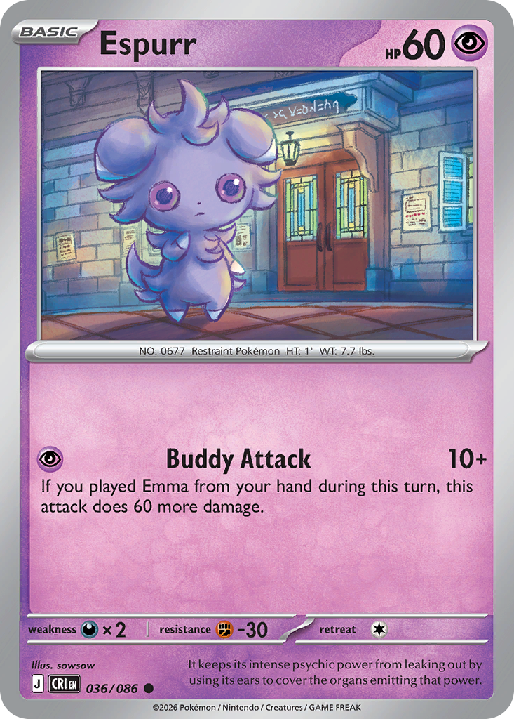Espurr — ME04: Chaos Rising #036/086