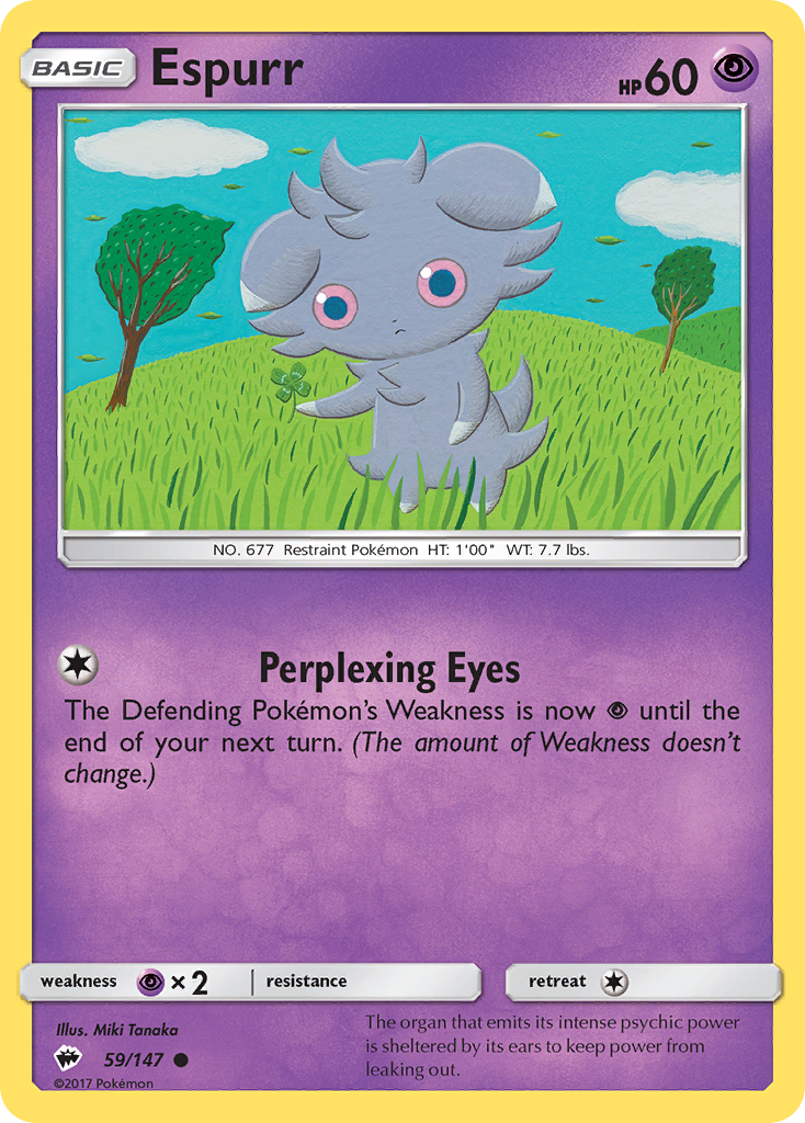 Espurr — SM - Burning Shadows #59/147