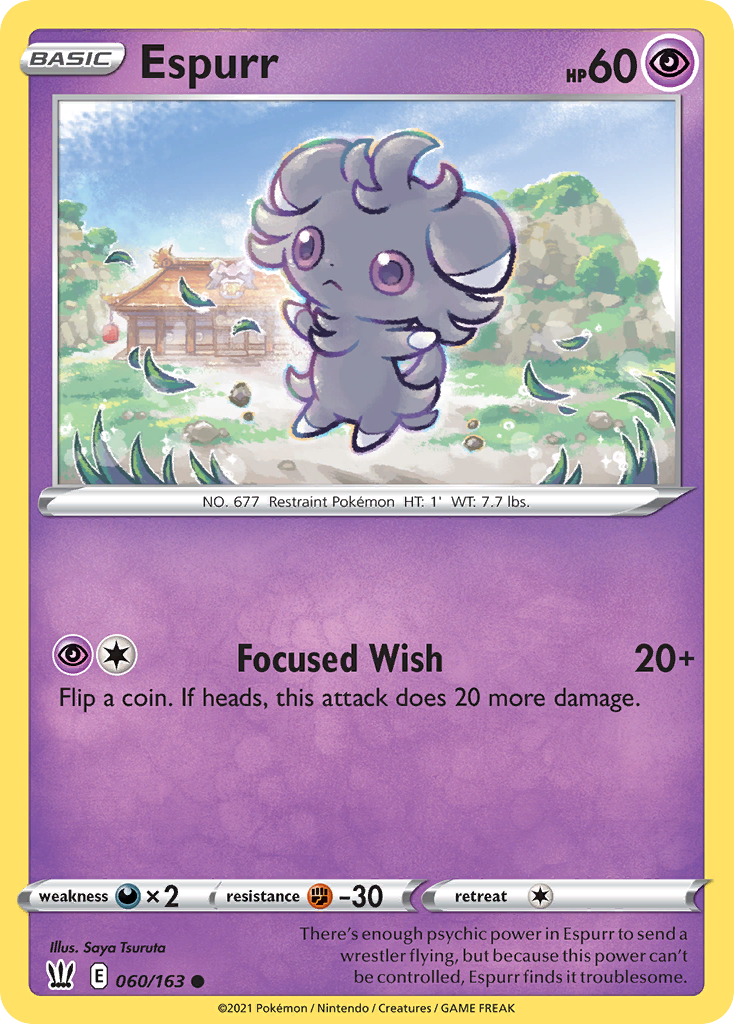 Espurr — SWSH05: Battle Styles #060/163