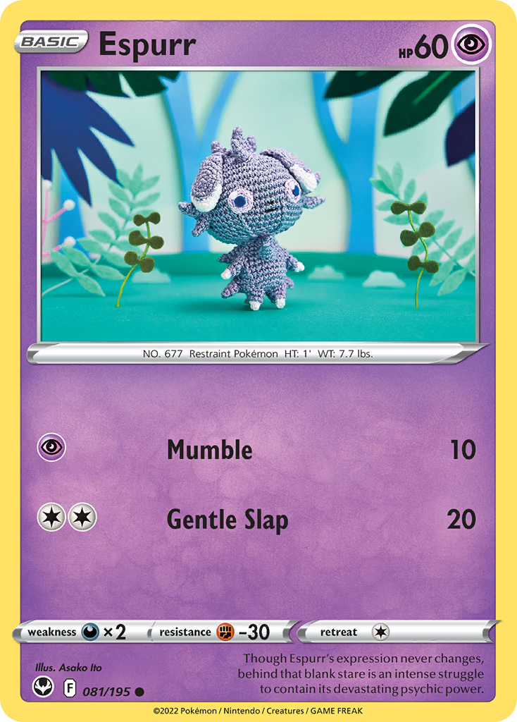 Espurr — SWSH12: Silver Tempest #081/195