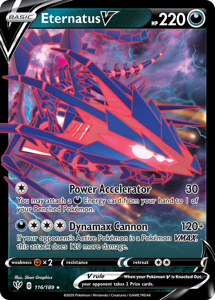 Eternatus V — Prize Pack Series Cards #116/189