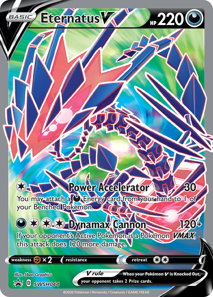 Eternatus V — SWSH: Sword & Shield Promo Cards #SWSH044