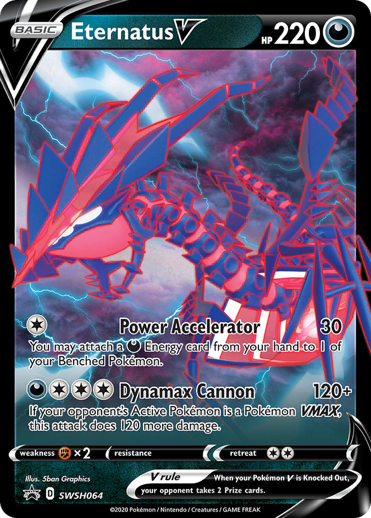 Eternatus V — SWSH: Sword & Shield Promo Cards #SWSH064