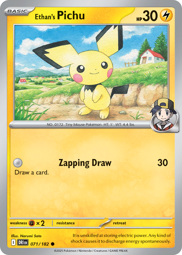 Ethan's Pichu — SV10: Destined Rivals #071/182