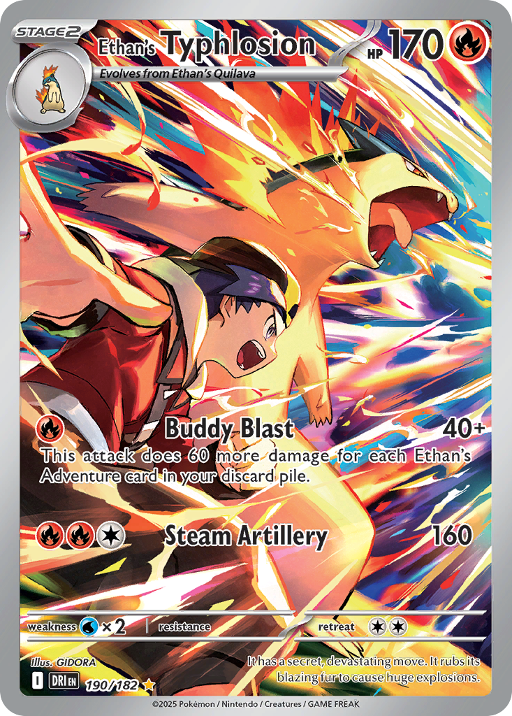 Ethan's Typhlosion — SV10: Destined Rivals #190/182