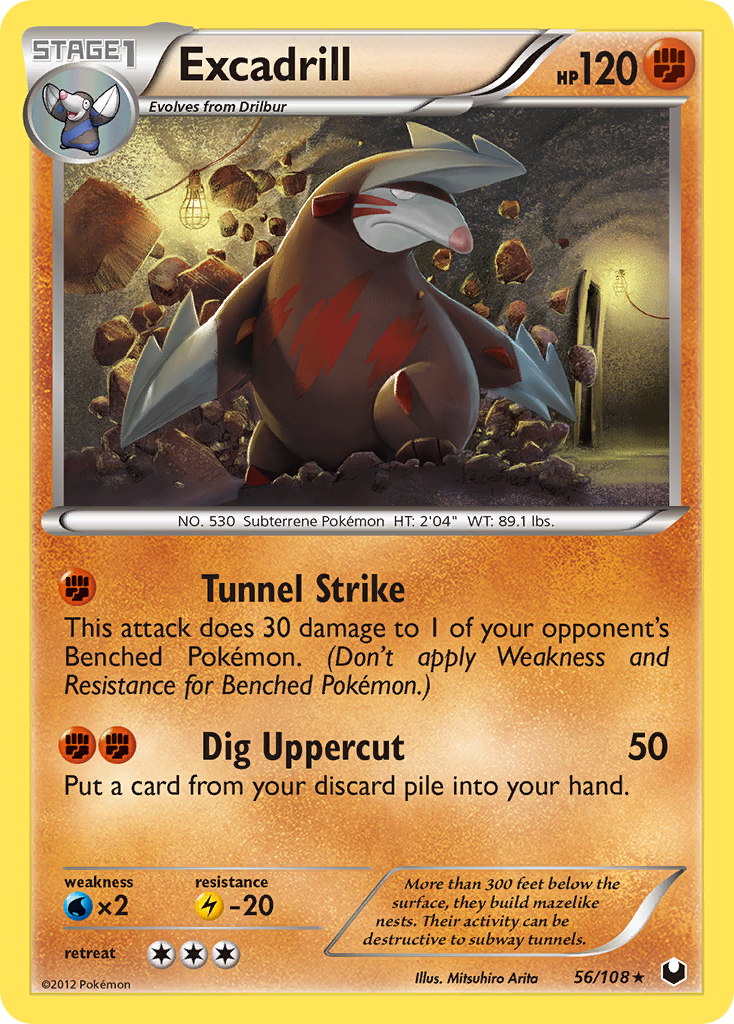 Excadrill (56) — Dark Explorers #56/108