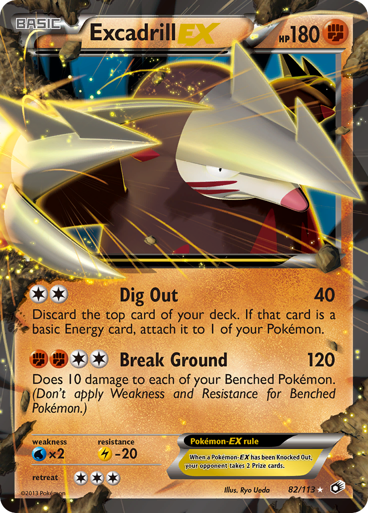 Excadrill EX — Legendary Treasures #82/113