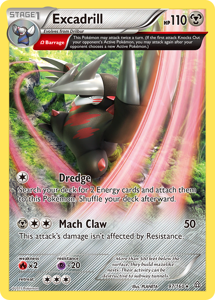 Excadrill (Omega) — XY - Primal Clash #97/160