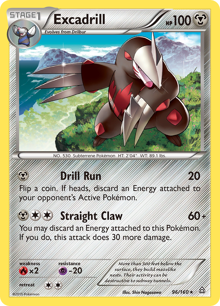 Excadrill — XY - Primal Clash #96/160