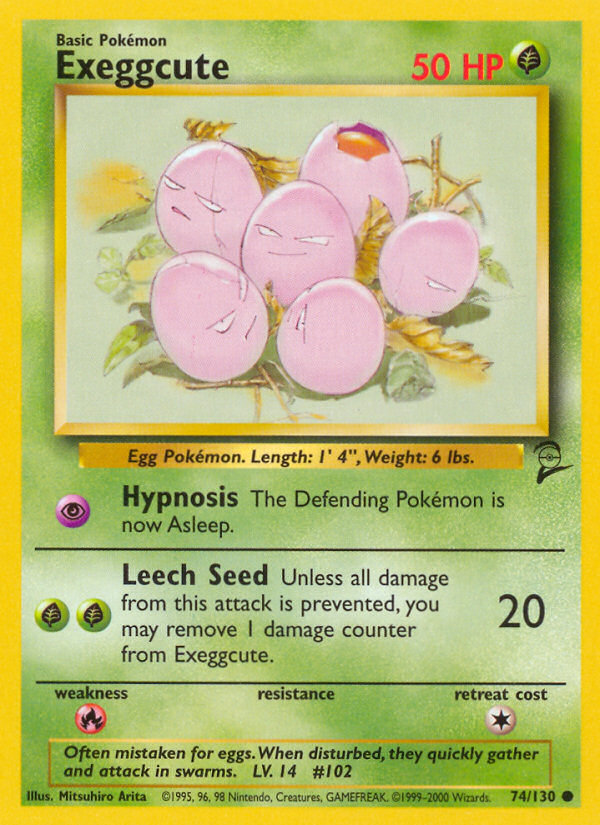 Exeggcute — Base Set 2 #074/130