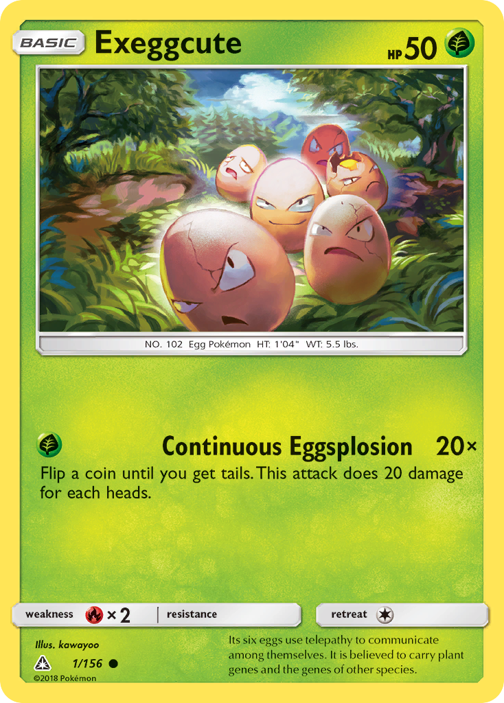 Exeggcute — SM - Ultra Prism #1/156