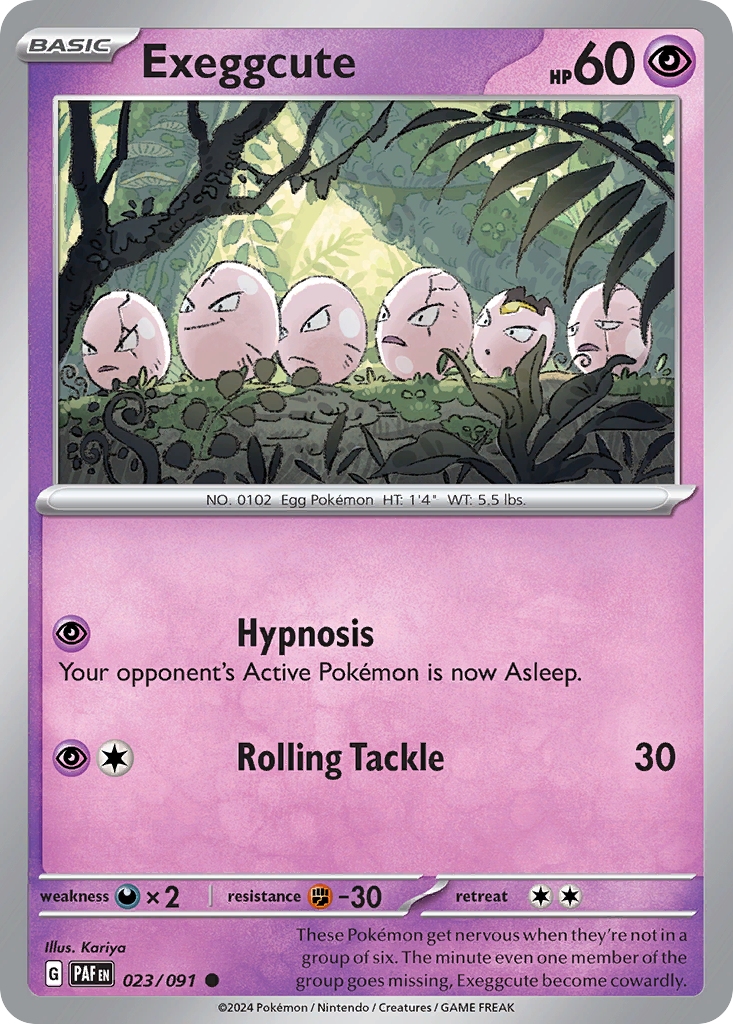 Exeggcute — SV: Paldean Fates #023/091