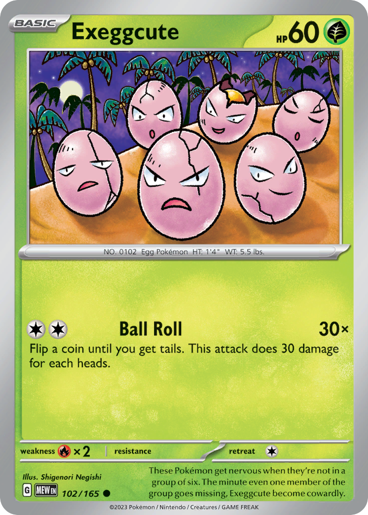 Exeggcute — SV: Scarlet & Violet 151 #102/165