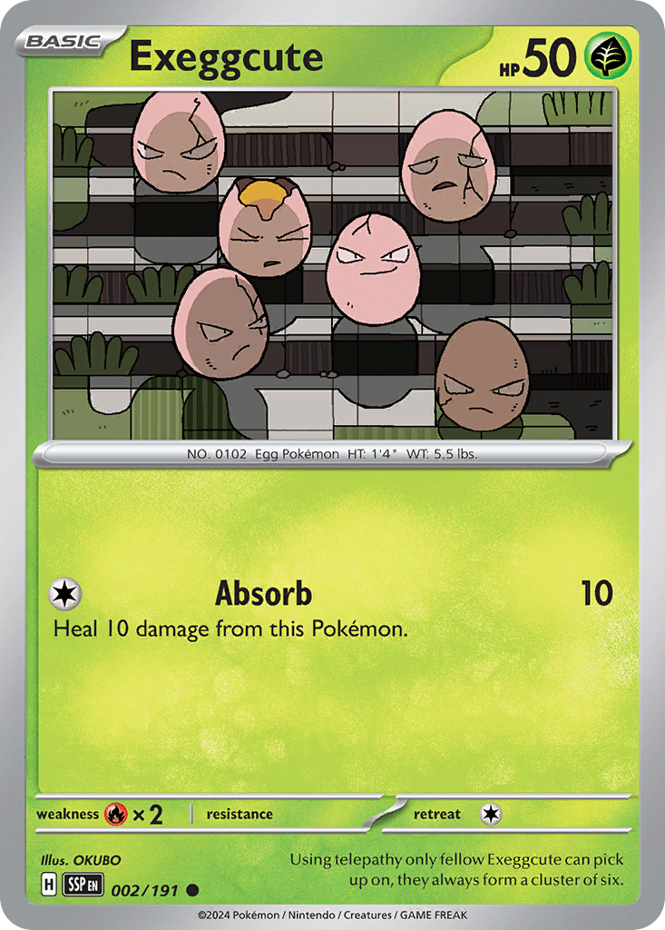 Exeggcute — SV08: Surging Sparks #002/191