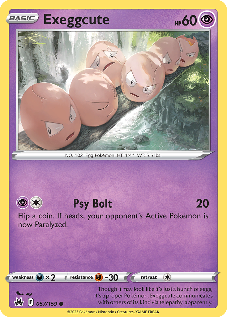Exeggcute — SWSH: Crown Zenith #057/159