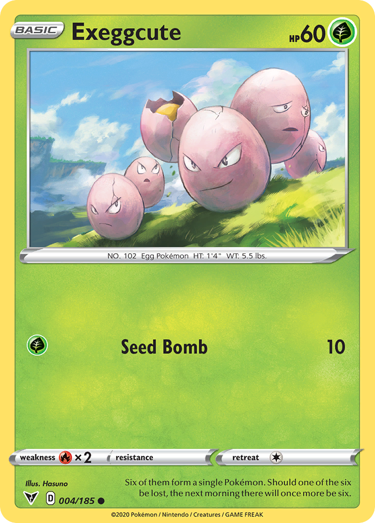 Exeggcute — SWSH04: Vivid Voltage #004/185