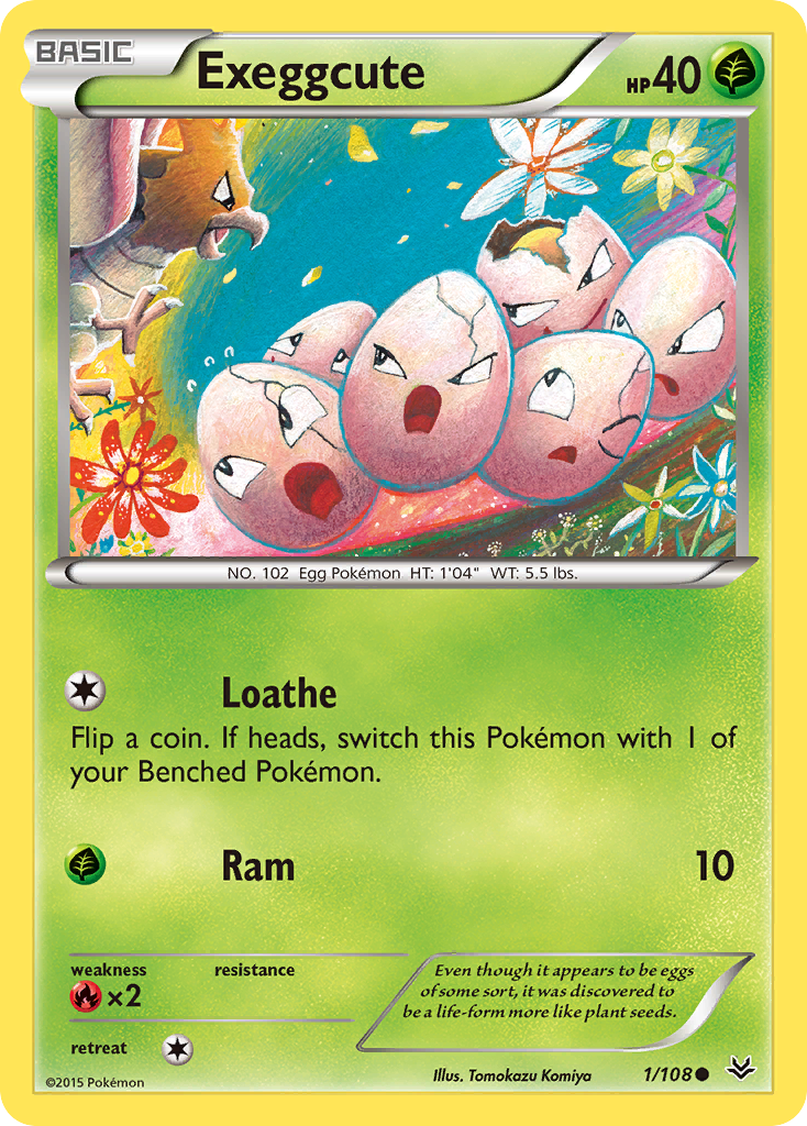 Exeggcute — XY - Roaring Skies #1/108
