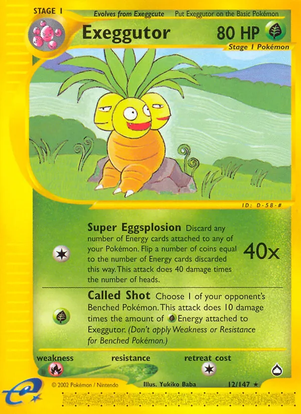 Exeggutor (12) — Aquapolis #012/147