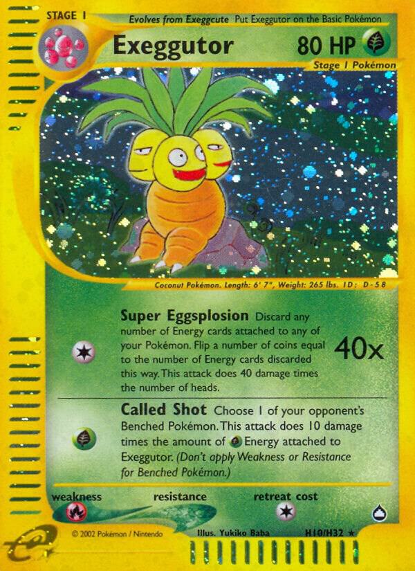 Exeggutor (H10) — Aquapolis #H10/H32