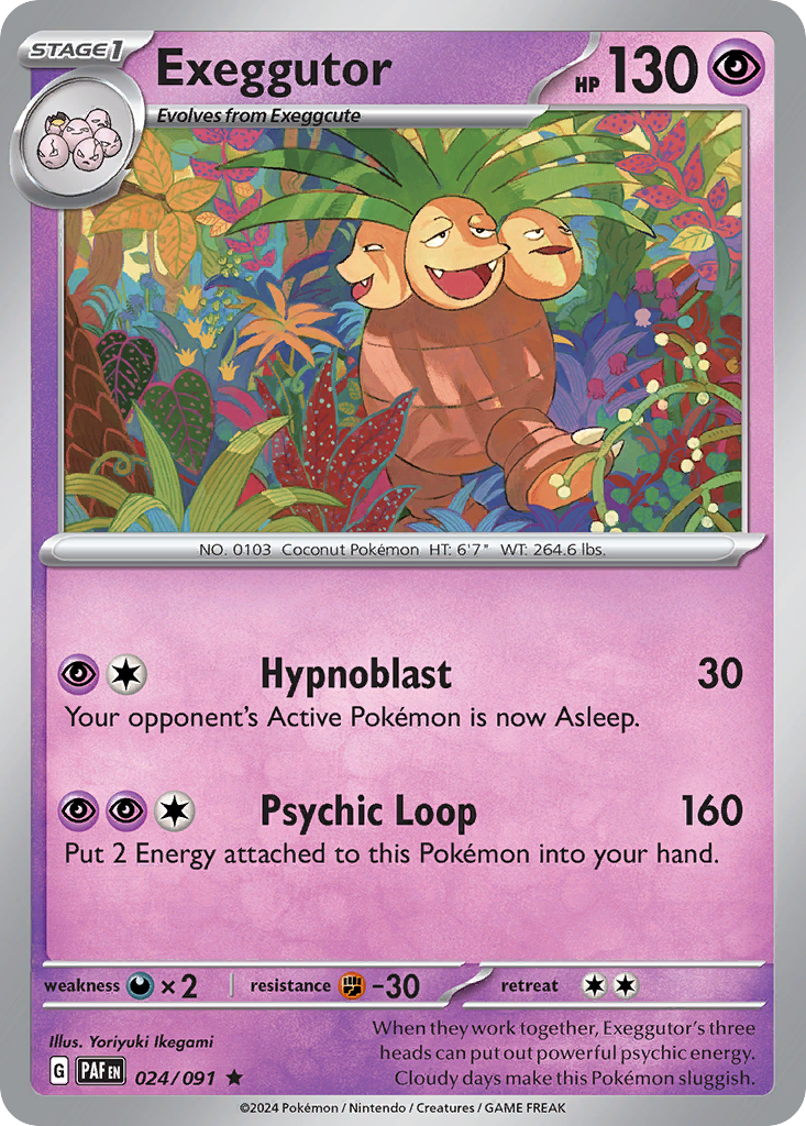 Exeggutor — SV: Paldean Fates #024/091