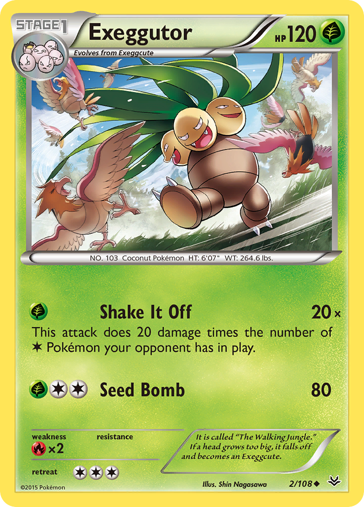 Exeggutor — XY - Roaring Skies #2/108