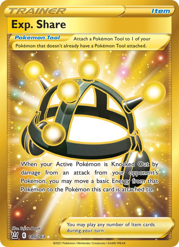 Exp. Share (Secret) — SWSH05: Battle Styles #180/163