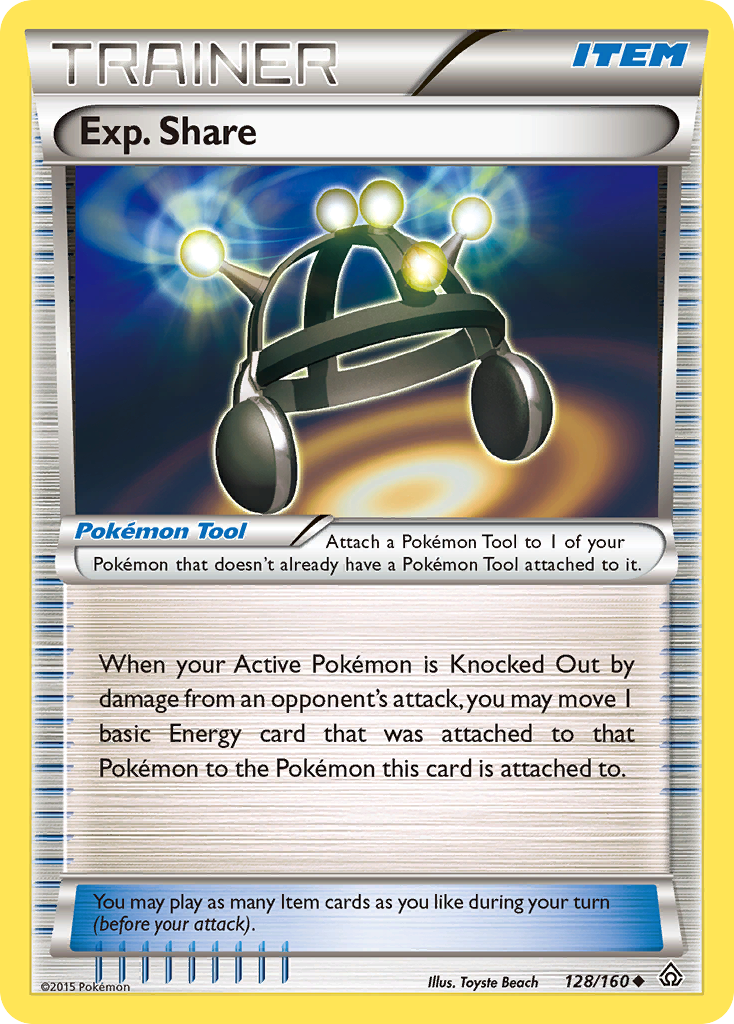 Exp. Share — XY - Primal Clash #128/160