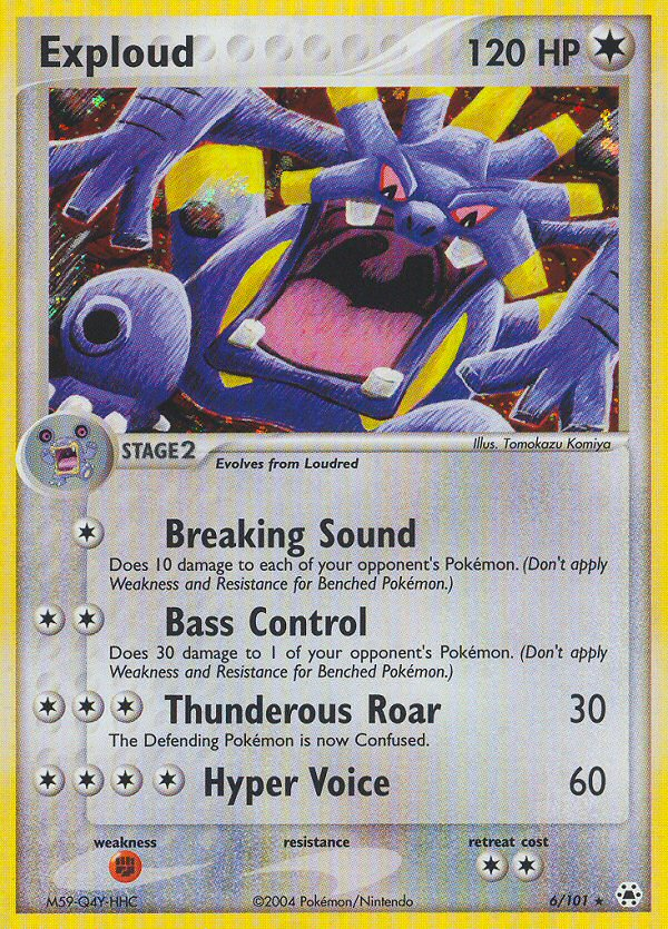 Exploud — Hidden Legends #6/101