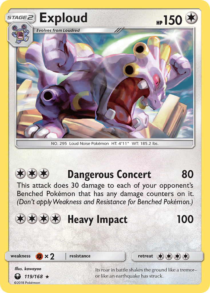 Exploud — SM - Celestial Storm #119/168