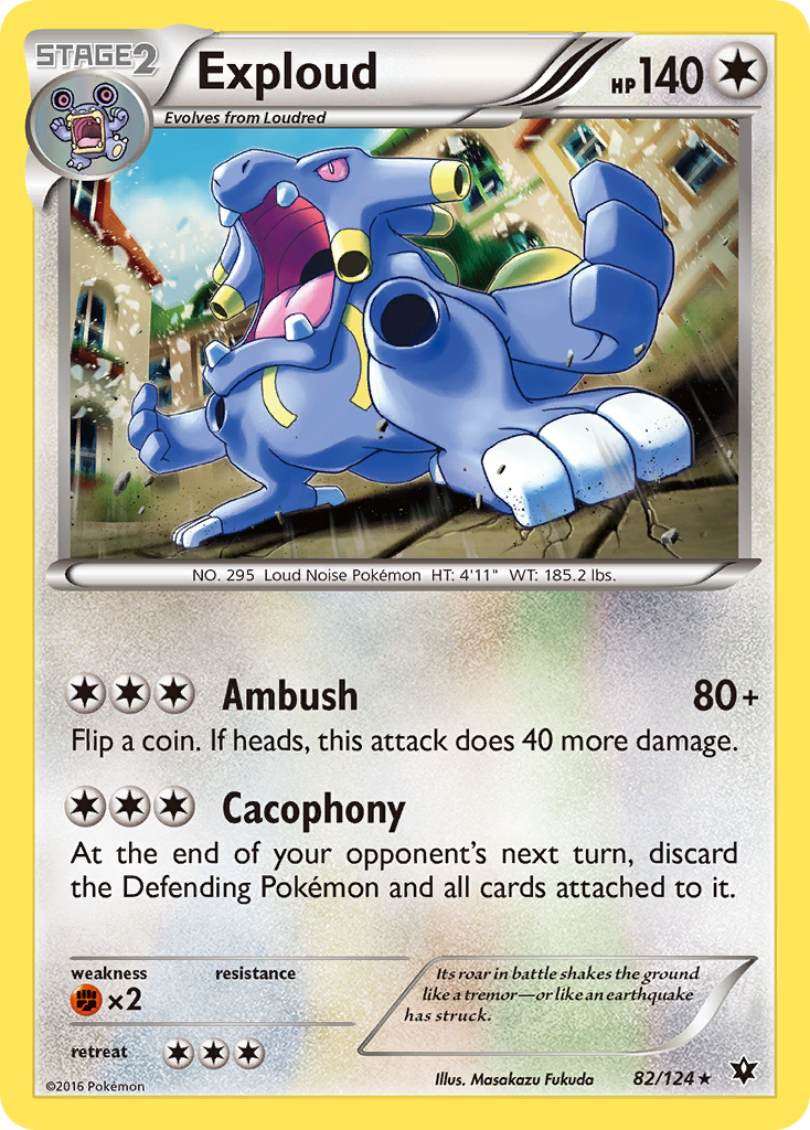 Exploud — XY - Fates Collide #82/124