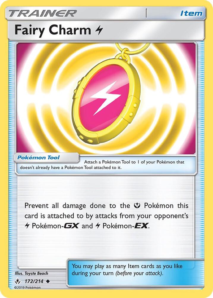 Fairy Charm L — SM - Unbroken Bonds #172/214