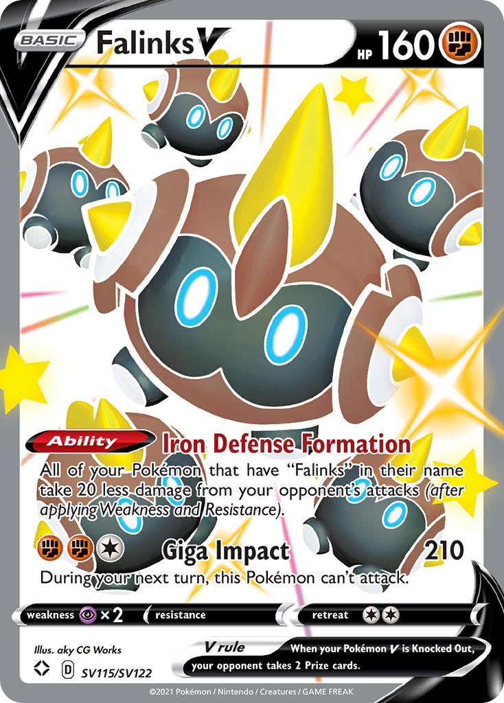 Falinks V — Shining Fates: Shiny Vault #SV115/SV122