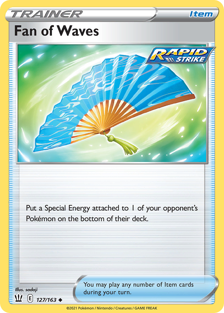 Fan of Waves — SWSH05: Battle Styles #127/163